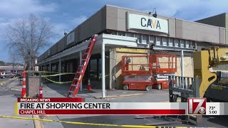 Fire breaks out at Chapel Hill shopping center