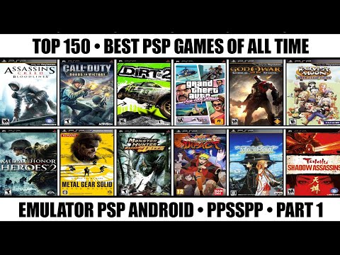 видео: Top 150 Best PSP Games Of All Time | Best PSP Games | Emulator PSP Android / Part 1