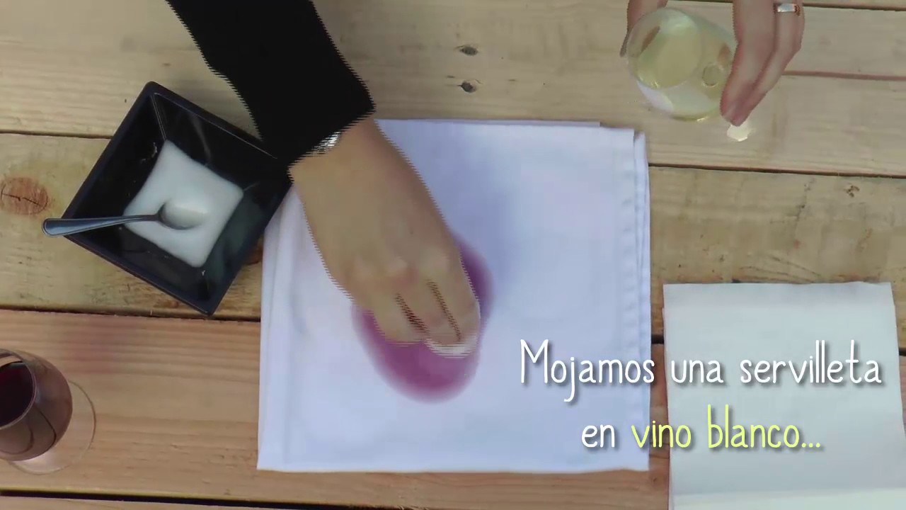 Quita las manchas de vino de tus manteles con 'KH7 SIN MANCHAS', delikatissen