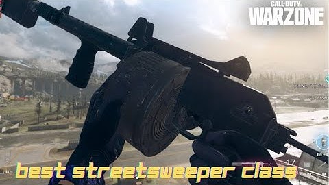 THE BEST STREET SWEEPER BUILD IN WARZONE.. * TFUES BUILD * (Cold War Warzone)