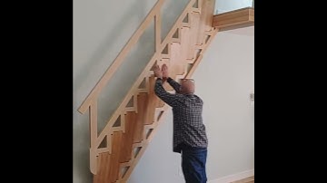 Bamboo folding stairs