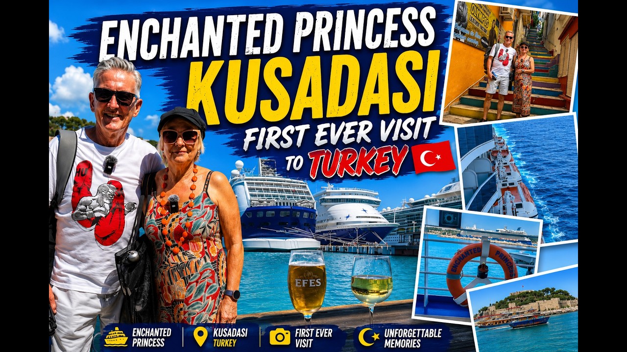 Enchanted Princess..Kusadasi our first ever visit..Brian finds Pearl a job .