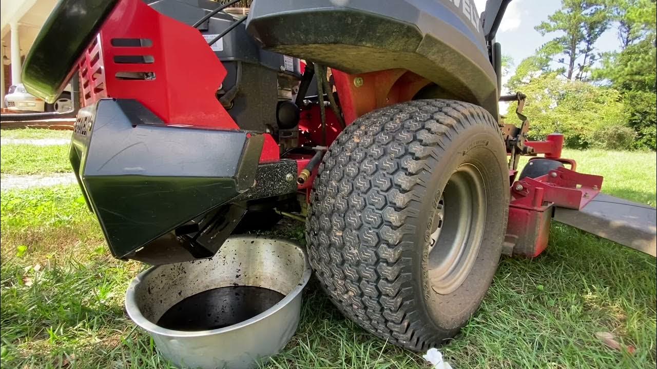 How To Change Oil & Filter On A 2017 Gravely 48" Cut Zero Turn Lawn