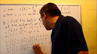 Applications of the Derivative:  Position, Velocity, Acceleration (2)