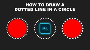How to draw a dotted line in a circle in Photoshop 2