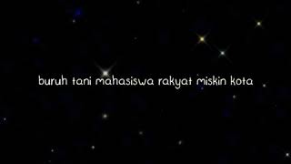 MENTAHAN LIRIK LAGU BURUH TANI MAHASISWA || MENTAHAN CCP 30 DETIK KEREN