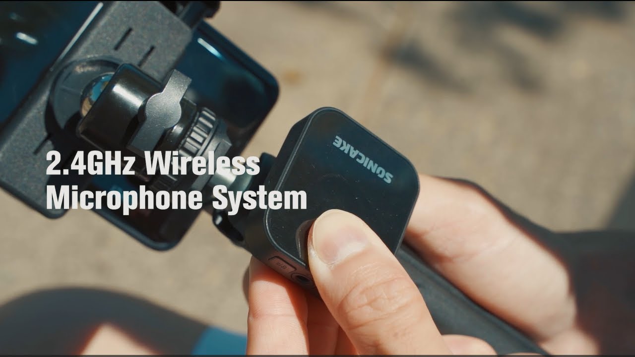 SONICAKE Wireless Microphone System for Vlogging, Live Stream and