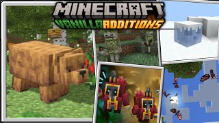 [แจก+รีวิว] แอดออนมอนสเตอร์และสัตว์แบบใหม่ Vanilla Additions Minecraft PE 1.18/1.19 screenshot 4