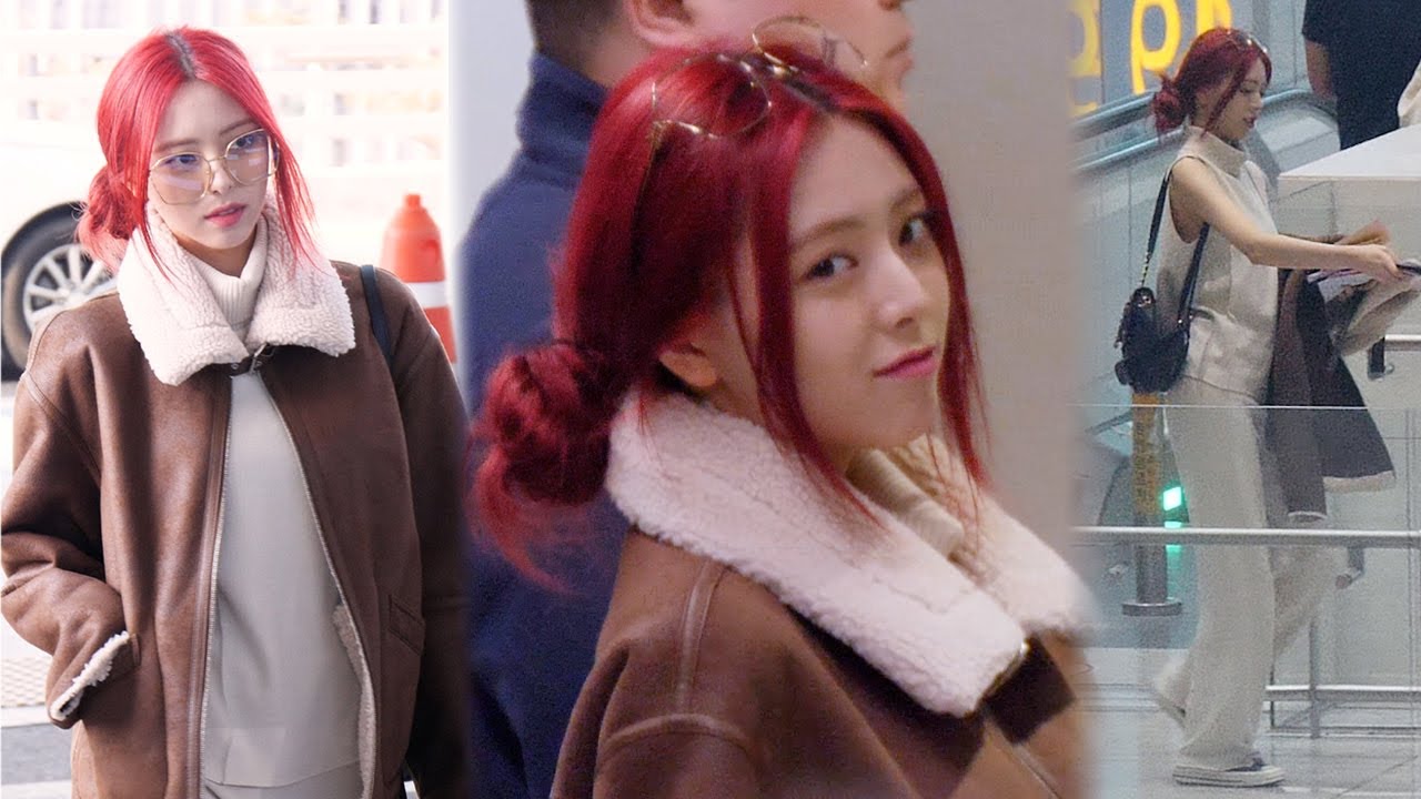 있지 유나 출국 직캠 '월드투어 방콕' (ITZY YUNA) @ 인천공항｜240314