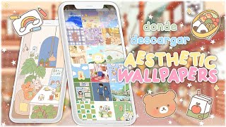 ⊹🎏𖧧. ָ࣪  DONDE DESCARGAR WALLPAPERS AESTHETIC + pack de fondos bonitos ♡ by kim tamie 11,837 views 2 years ago 8 minutes, 30 seconds