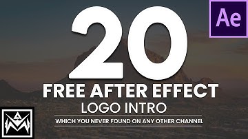 New 20  After Effects Logo Intro Template Free Download