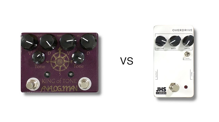 Analogman King of Tone vs JHS 3 Series Overdrive