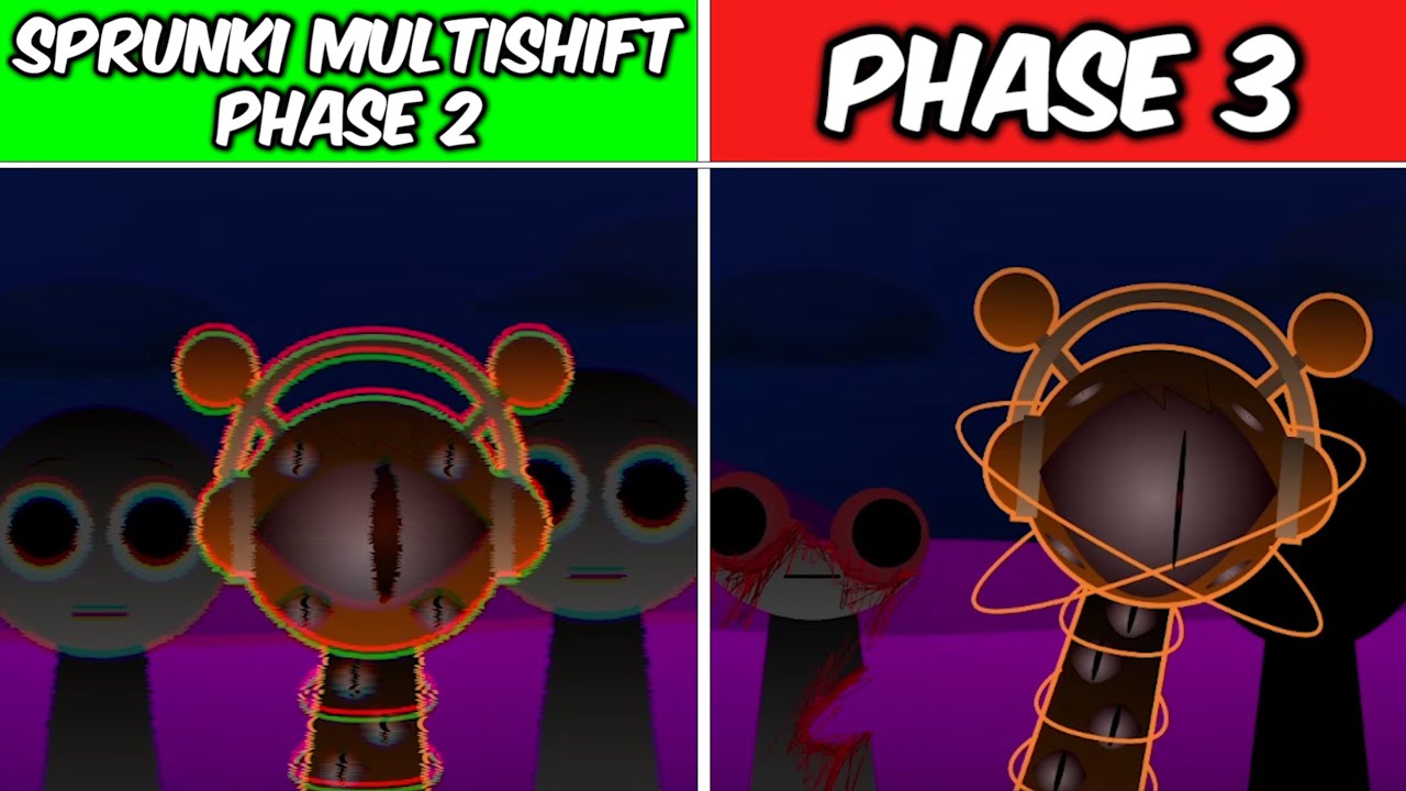 Incredibox Sprunki Multishift (New Mod) Phase 2 vs Phase 3 - Which Phase Wins?