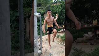 Martial Arts Sanda And Shaolin King Kong Leg Training Kung Fu
