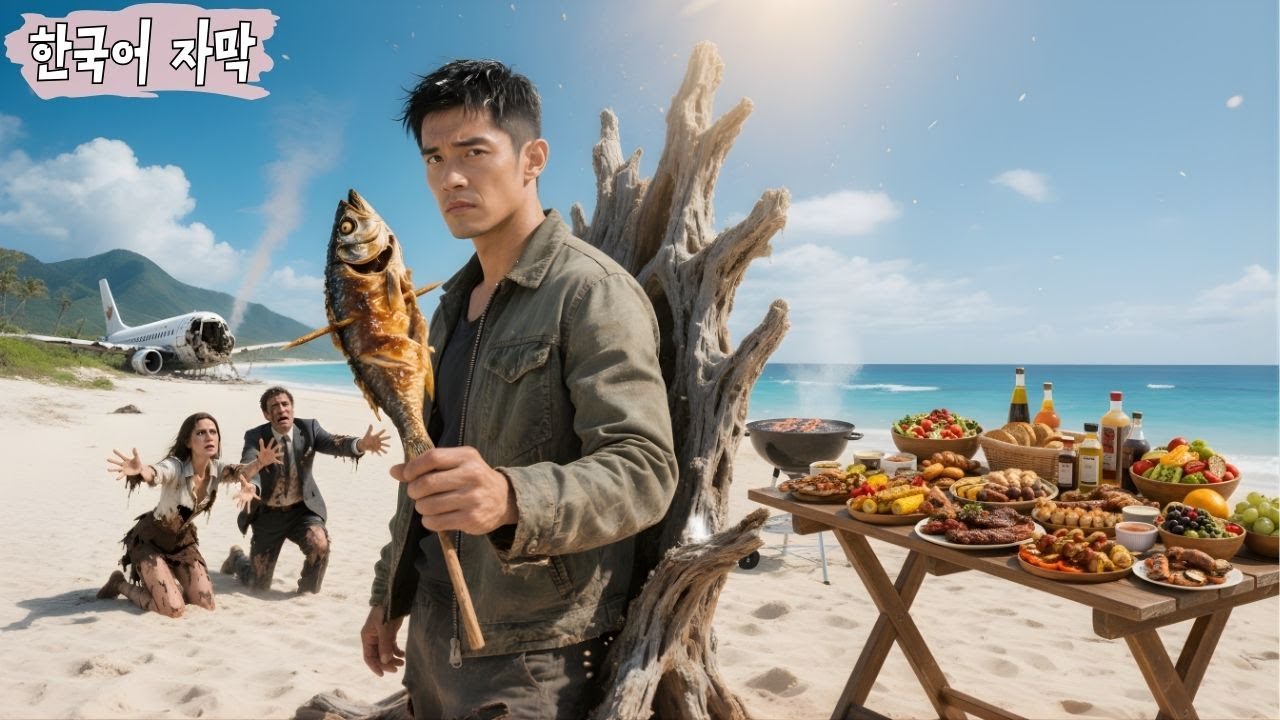 비행기 안에서 여자친구와 부유한 남자의 부정한 장면을 목격한 그는… 추락 후 모두가 무인도에 떨어지면서 통쾌한 역전이 시작됐다