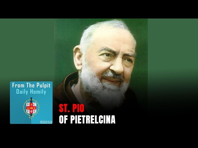 Home 2 Daily IVE Homilies, September 23rd, 2026 - St. Pio of Pietrelcina