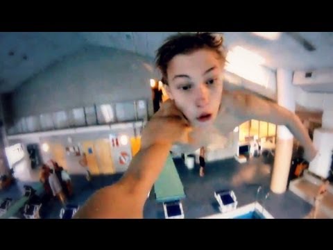 "Trampoline Diving 2" - Triple Back & Funny stuff!