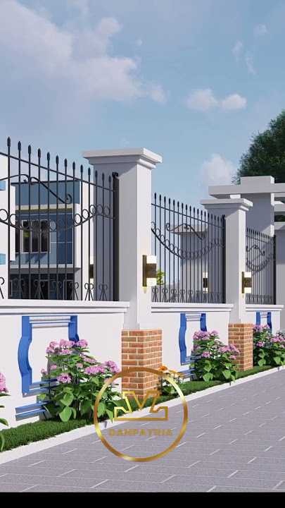 Elegance meets security with this beautifully designed modern fence. Perfectly blending durability.