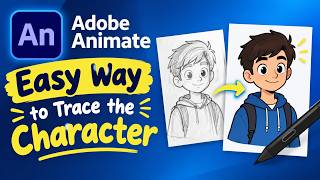 easy way to trace the charcater in adobe animate screenshot 3