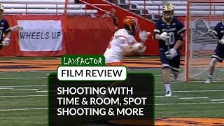 Lacrosse Film Review: Shooting With Time & Room, Spot Shooting, Step Down Shooting & More Lacrosse Film Review: Shooting With Time & Room, Spot Shooting, Step Down Shooting & More
