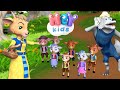Il Lupo e i Sette Capretti cartone animato 🐺 Storie per bambini