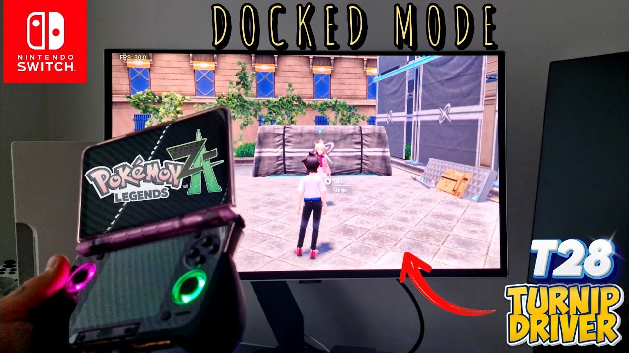 Pokémon Legends Z-A - Ayn Thor Docked Mode Gameplay - YouTube