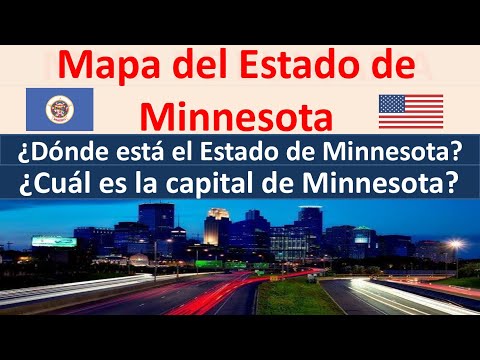 Mapa de Minnesota Estados Unidos. Capital de Minnesota Donde esta Minnesota. Minnesota map