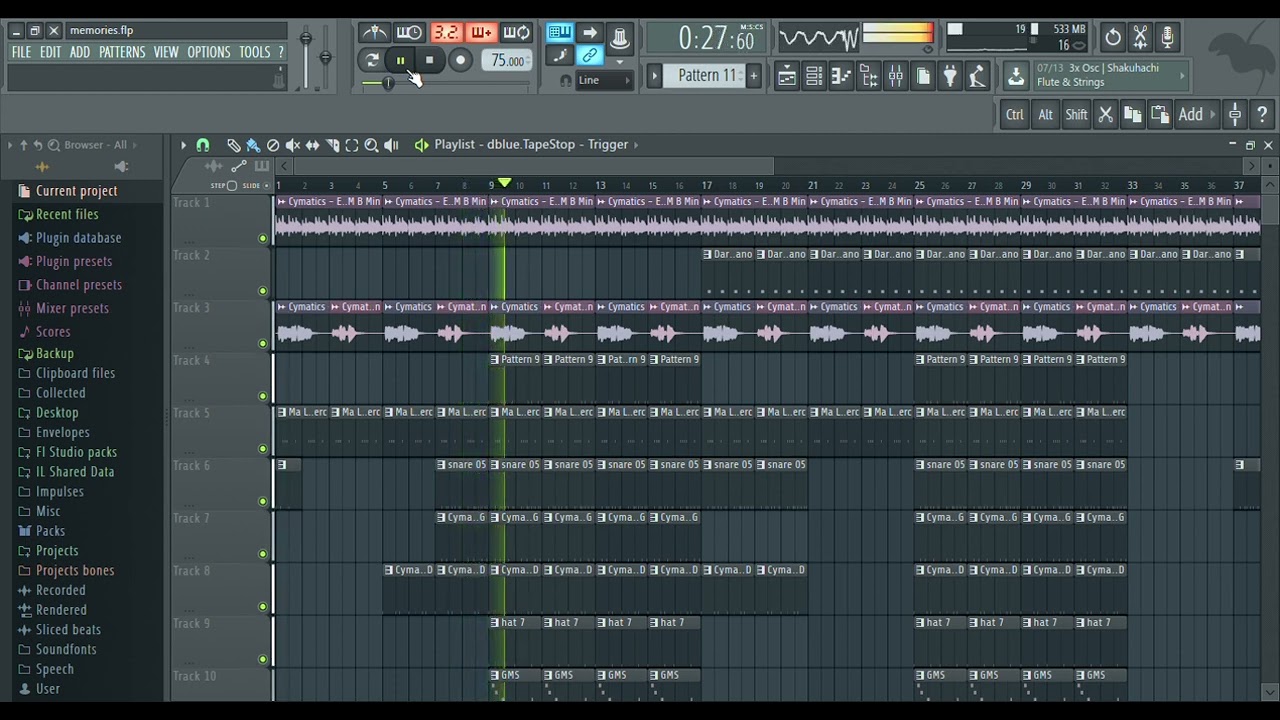 I made a sad vocal sample beat.
