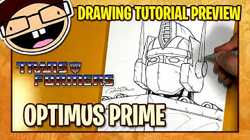 [PREVIEW] How to Draw G1 OPTIMUS PRIME (The Transformers TV Series) | Tutorial Time Lapse
