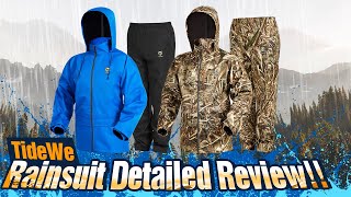 TideWe Rain Suit Review | Does It Keep You Dry??