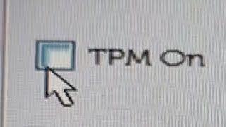 how to enable tpm 2.0 for windows 11 #shorts