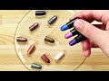 Slime Coloring with Makeup! Mixing 12 Mini lipsticks Into Clear Slime! Satisfying Slime Slime