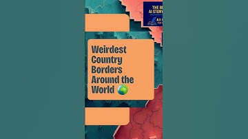 Weirdest country Borders Around the world 🌍 #shorts