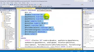 4 STORE PROCEDURE ACTUALIZAR DATOS CURSO 1
