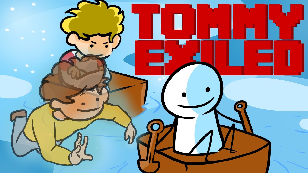 tommyinnit gets exiled [Dream SMP animation] (spoilers btw)
