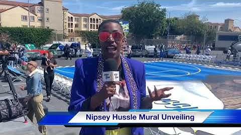 Nipsey Hussle Mural Unveiling