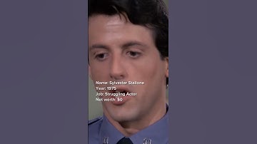 Thumbnail of Sylvester Stallone before and after success. #sylvesterstallone #motivation #rocky #shorts