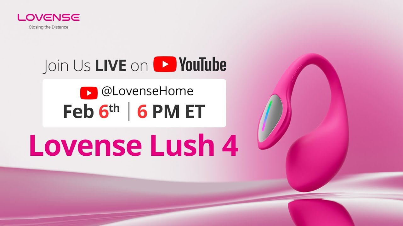 🔴LIVE: Introducing Lovense Lush 4 | Bluetooth Remote-Controlled Wearable G-Spot Egg Vibrator