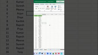 The Only Excel Shuffle Trick You’ll Ever Need 🤯#shorts #excel