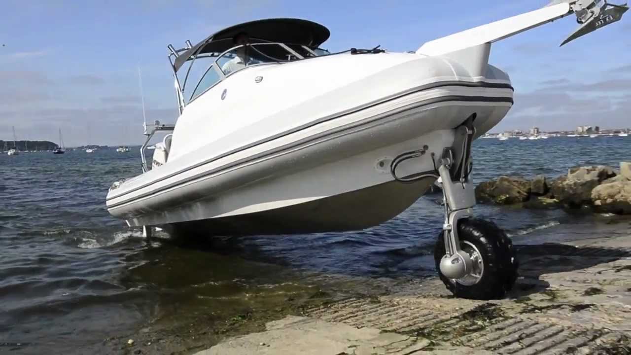 Sealegs 7.7 Cabin | Amphibious boat review | Motor Boat & Yachting - YouTube