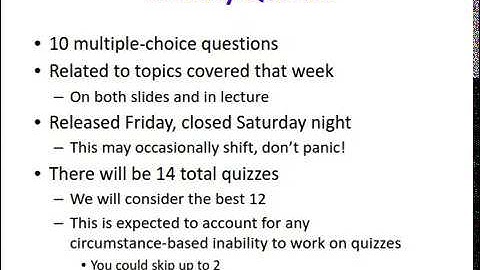 Lec 0: Course Logistics