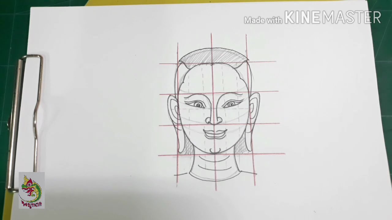 วิธีวาดหน้าคนลายไทยโดยครูโย่