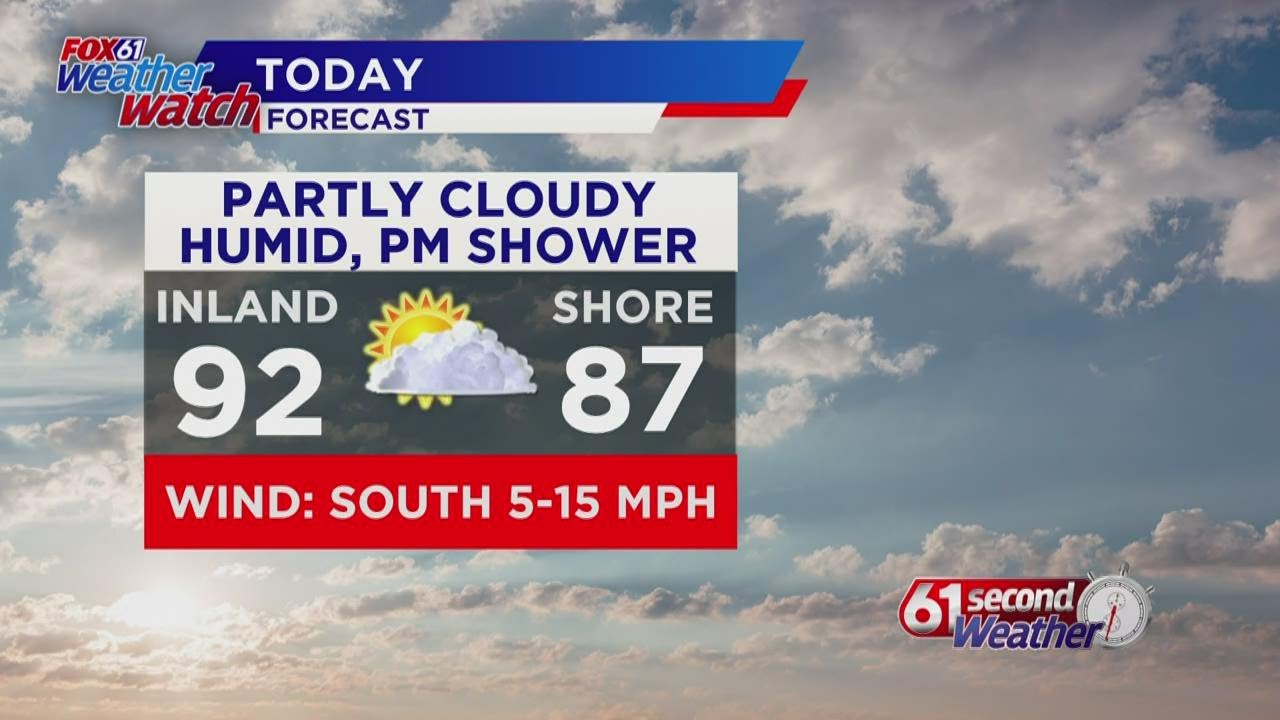 61 Second Weather: Heat and humidity continues to start the week - YouTube