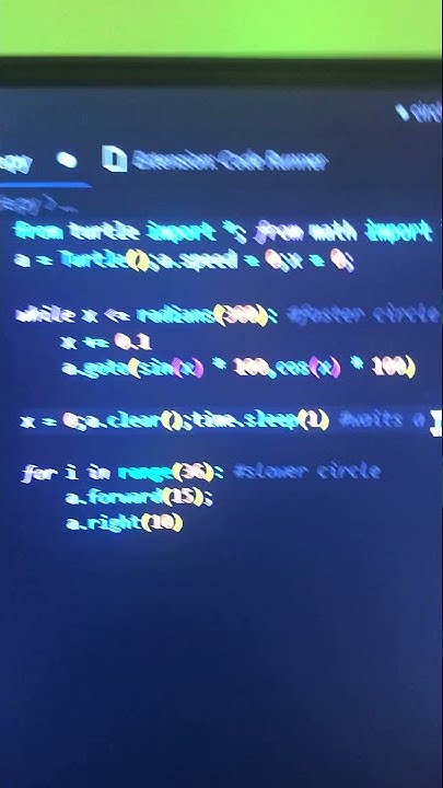 how to speed up drawing circles using trigonometry in python turtle ...