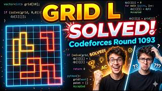 Codeforces Round 1093 C | Grid L Problem Explained