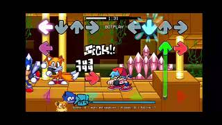 fnf Tails Sonic dancing v1 zip apk Android gama baja screenshot 5