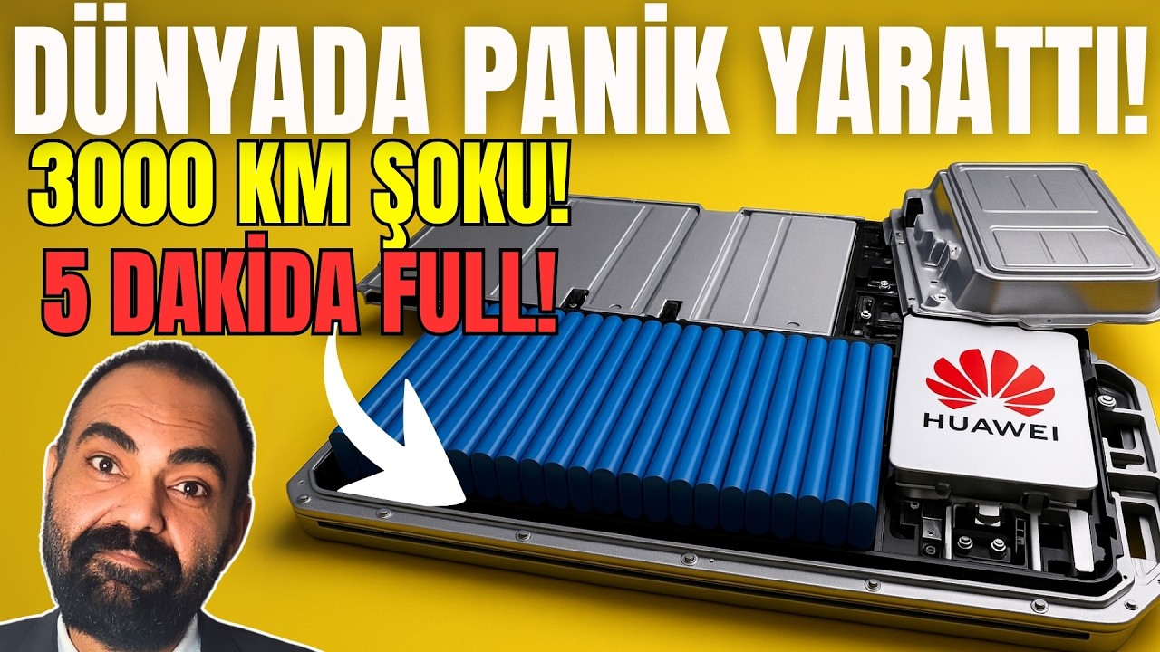 Huawei’den 3000 KM’lik Pil Devrimi! Xiaomi’ye Tokat Gibi Cevap: Tesla Bu Yarışta Nerede? #togg #byd