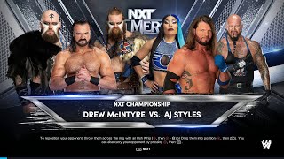 WWE 2K24 FULL MATCH — Drew McIntyre vs. AJ Styles — NXT  Title Match!