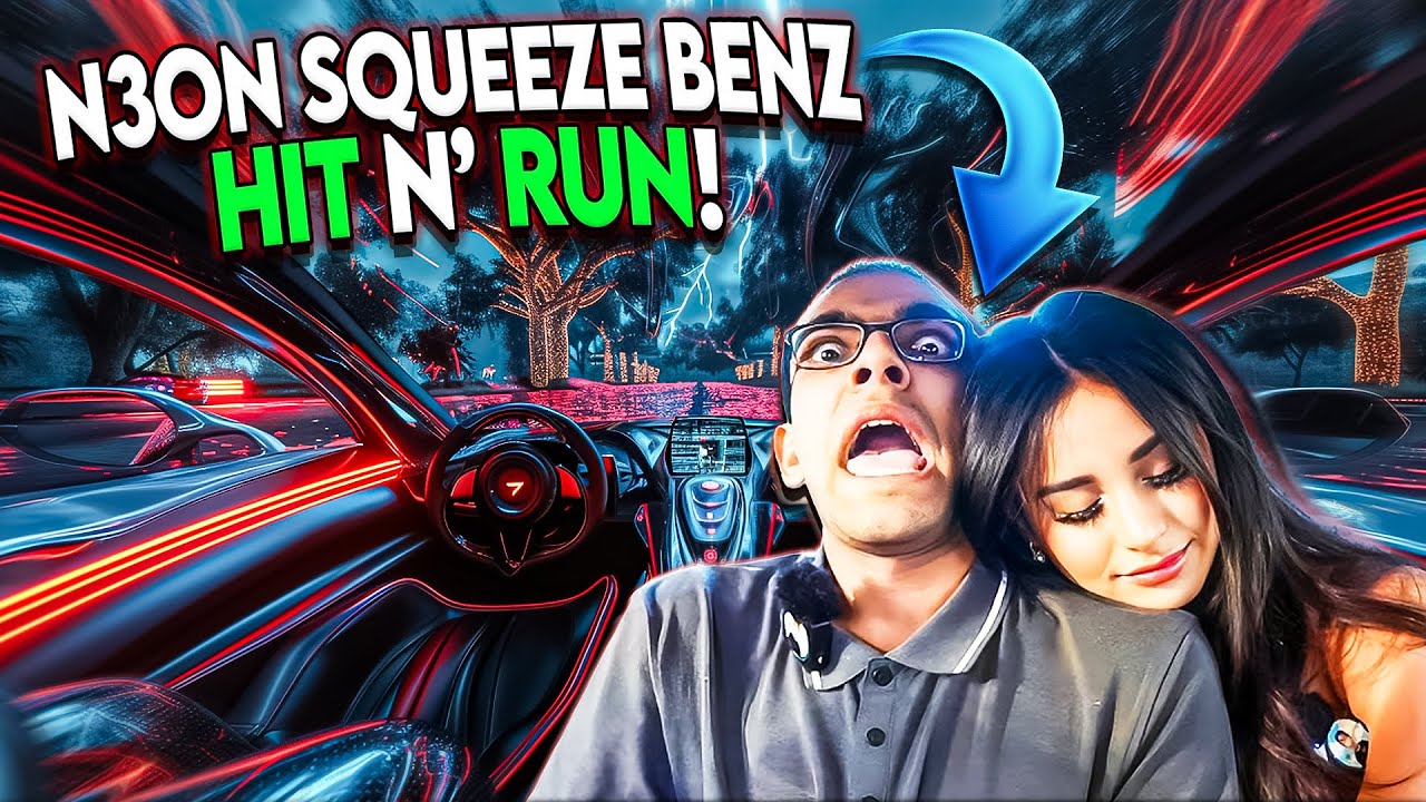 N3on  Squeeze Benz Hit and Run during Live Stream  BANNED from Kick again