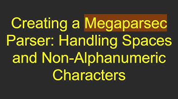 Creating a Megaparsec Parser: Handling Spaces and Non-Alphanumeric Characters